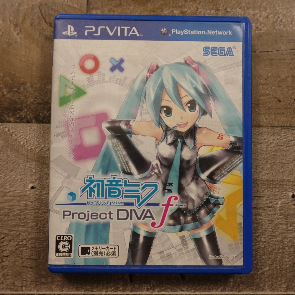 Hatsune Miku Project DIVA f PS Vita Japanese Import‎ SEGA Rhythm Untested